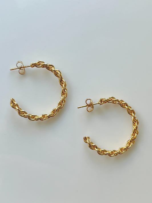 Chain Hoop Earrings