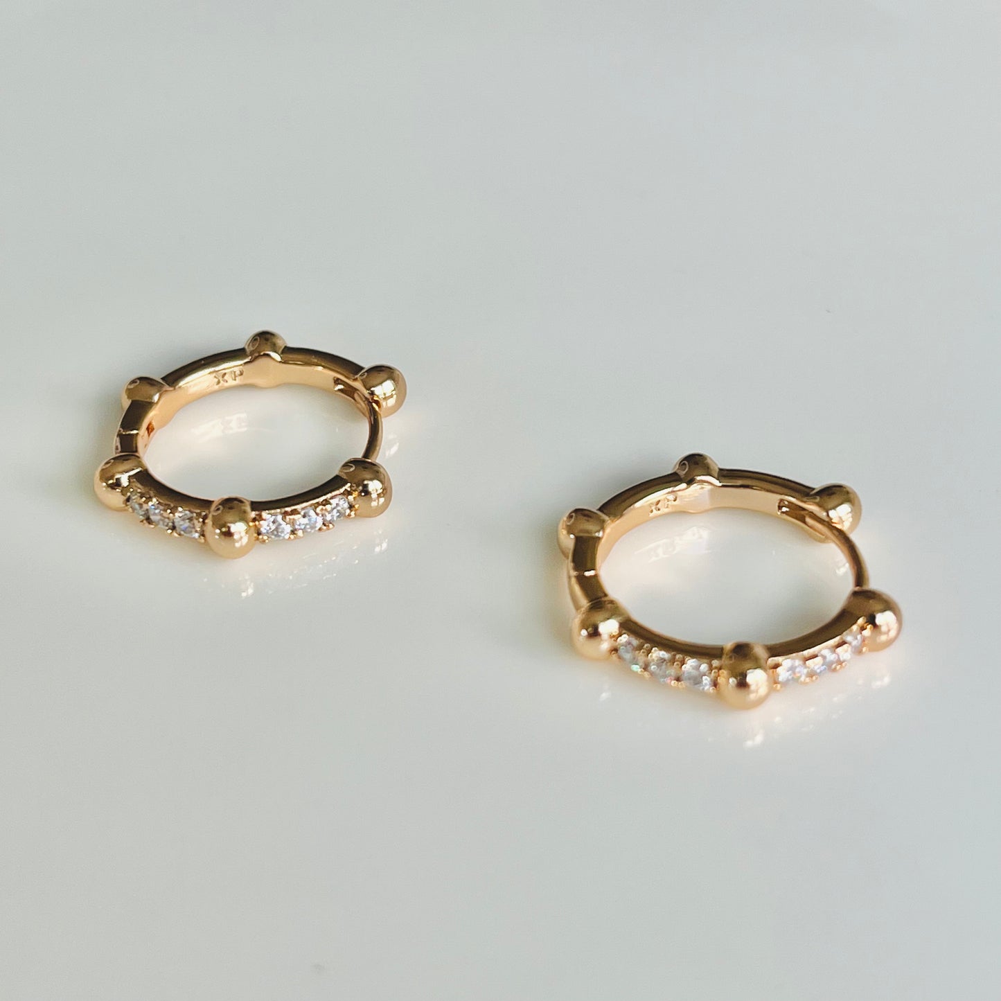 Full-Moon Hoop Earrings