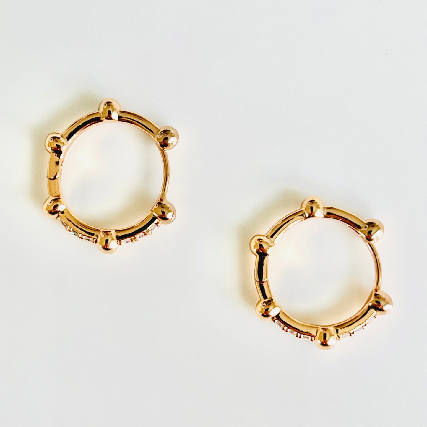 Full-Moon Hoop Earrings